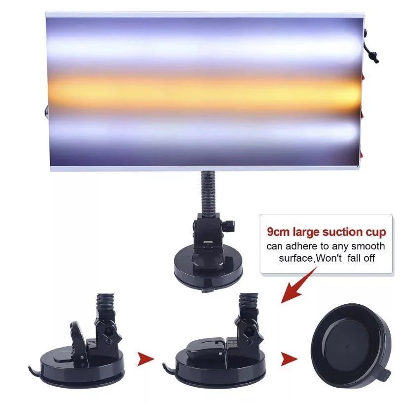 Pdr ledランプリフレクターボードpdrデントリペアツールledライト反射板調節可能なホルダーハンドツールセット