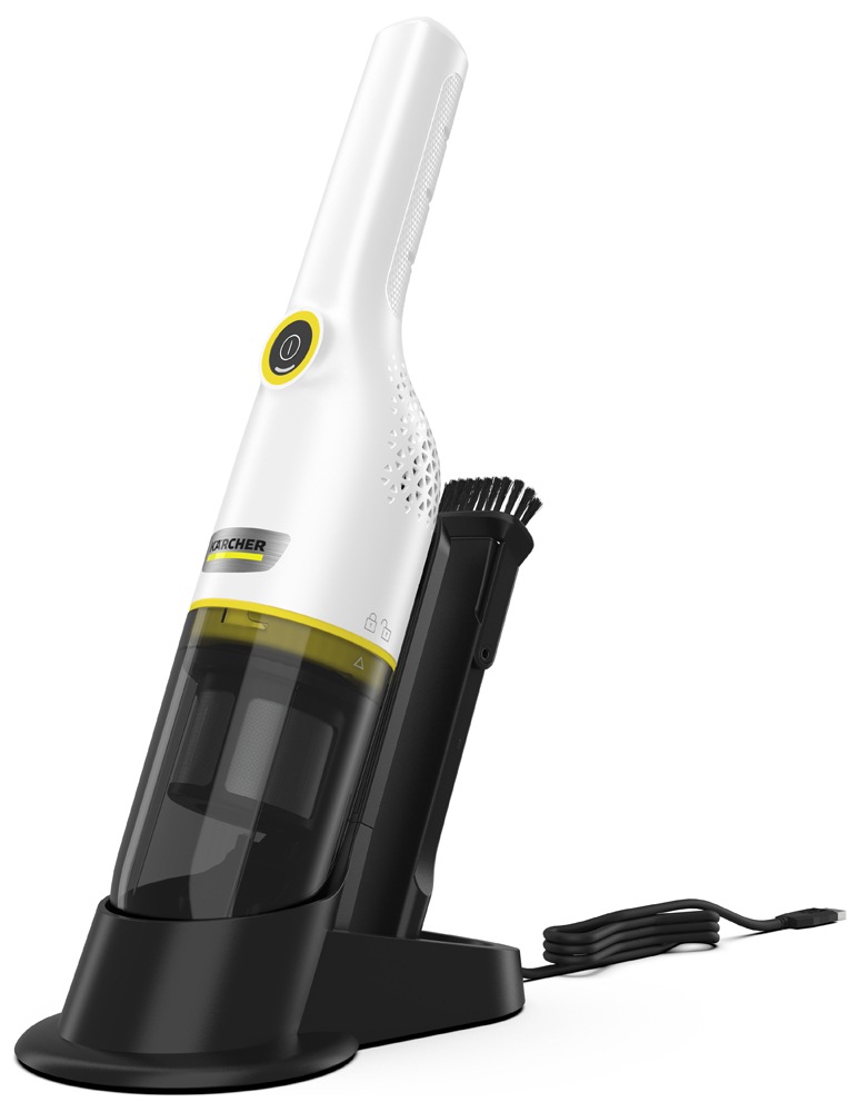 ケルヒャー CVH 3 Plus ダストボックス式ハンディクリーナー　充電式　ホワイト CVH3PLUS