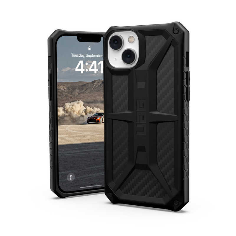 UAG　UAG製 MONARCH カーボンファイバー iPhone 14 Plus用　UAGIPH22LAPCF
