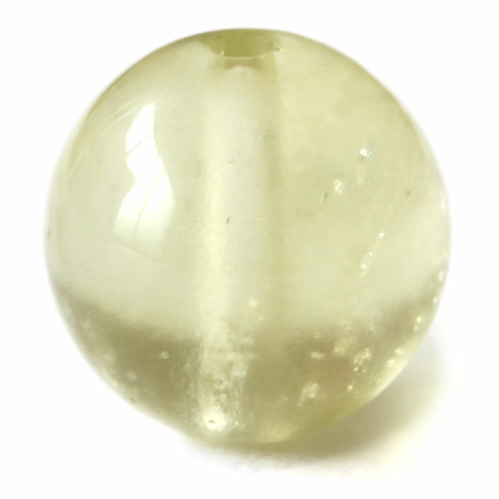 「1点もの 現品」 1粒売り リビアングラス 8mm (実寸7.5mm) パワーストーン バラ売り 天然石 パワーストーン ばら売り ビーズ 穴あき 1玉売り アクセサリー パー zz000245-f