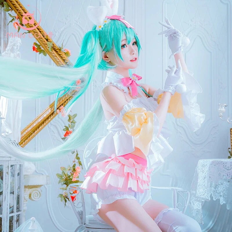 初音ミク ミク セクシー バニーガール コスプレ衣装 コスチューム期間限定30％