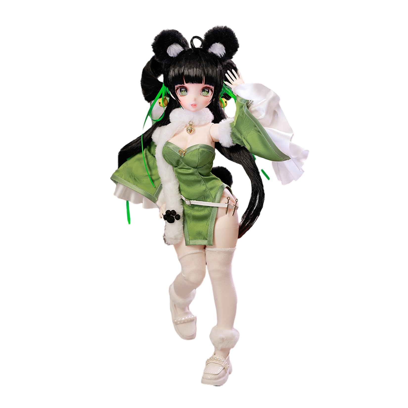 shuga fairy 1/4 スケール 球体関節人形 女 Cecil 中華風 チャイナドレス 黒髪少女 BJDドール 可動 フィギュア 身長41CM メイク済み プリンセス風 洋服セット プレゼント