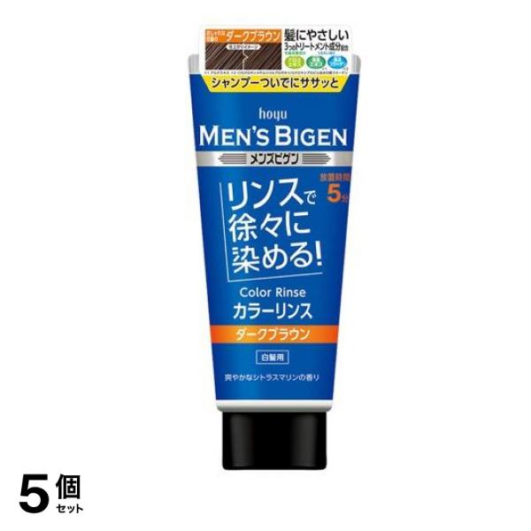 メンズビゲン カラーリンス ダークブラウン 160g 5個セット