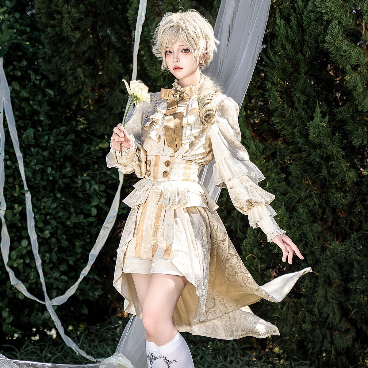 正規品リトルプリンスlolitaシャツバックスカートロリータキッド衣装ジャージー少感