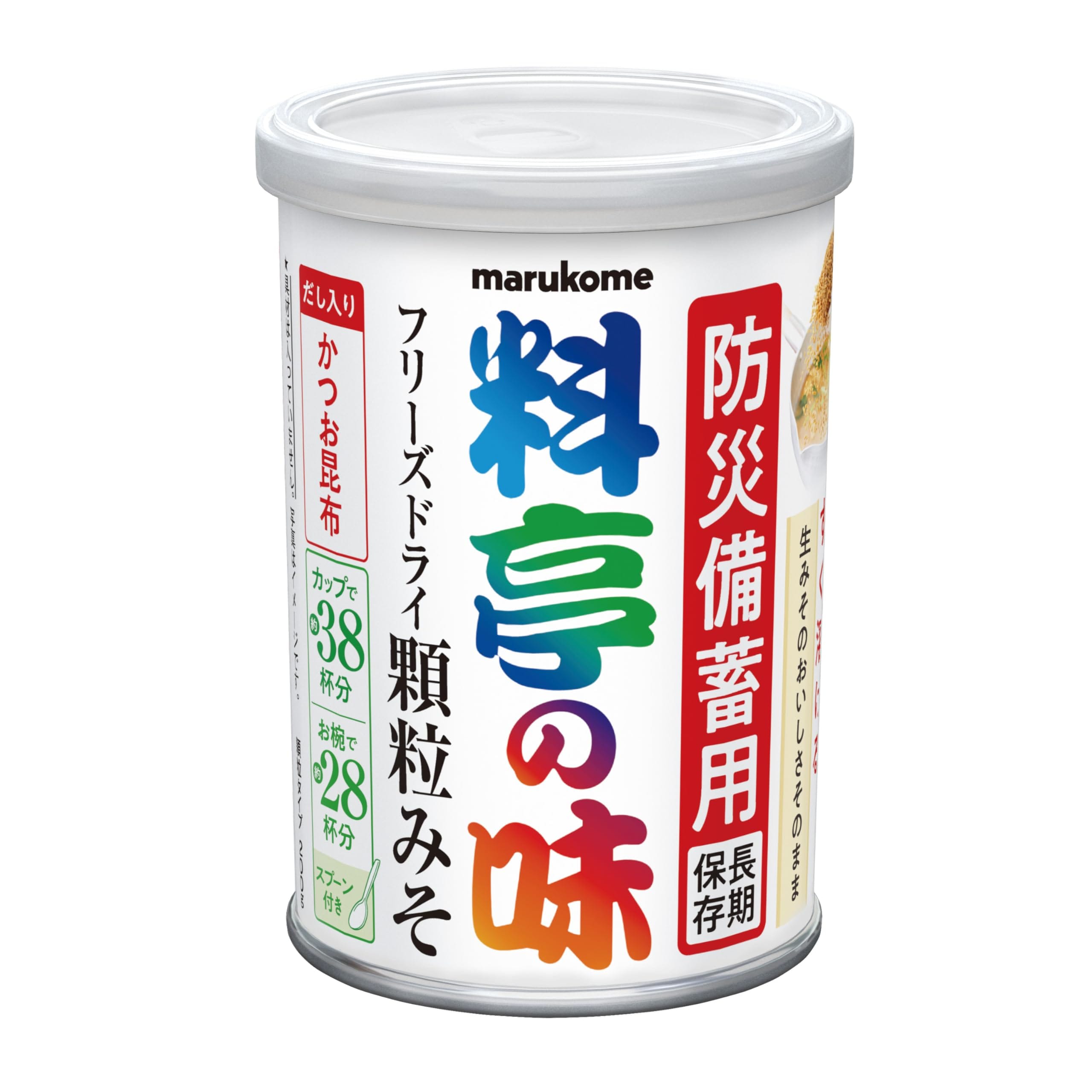マルコメ 料亭の味 フリーズドライ 防災備蓄用 顆粒みそ 200g ×6個