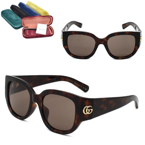 サングラス GG1599SA-002 サングラス EYEWEAR ハバナ ブラウン アジアンフィット メンズ レディース ユニセックス