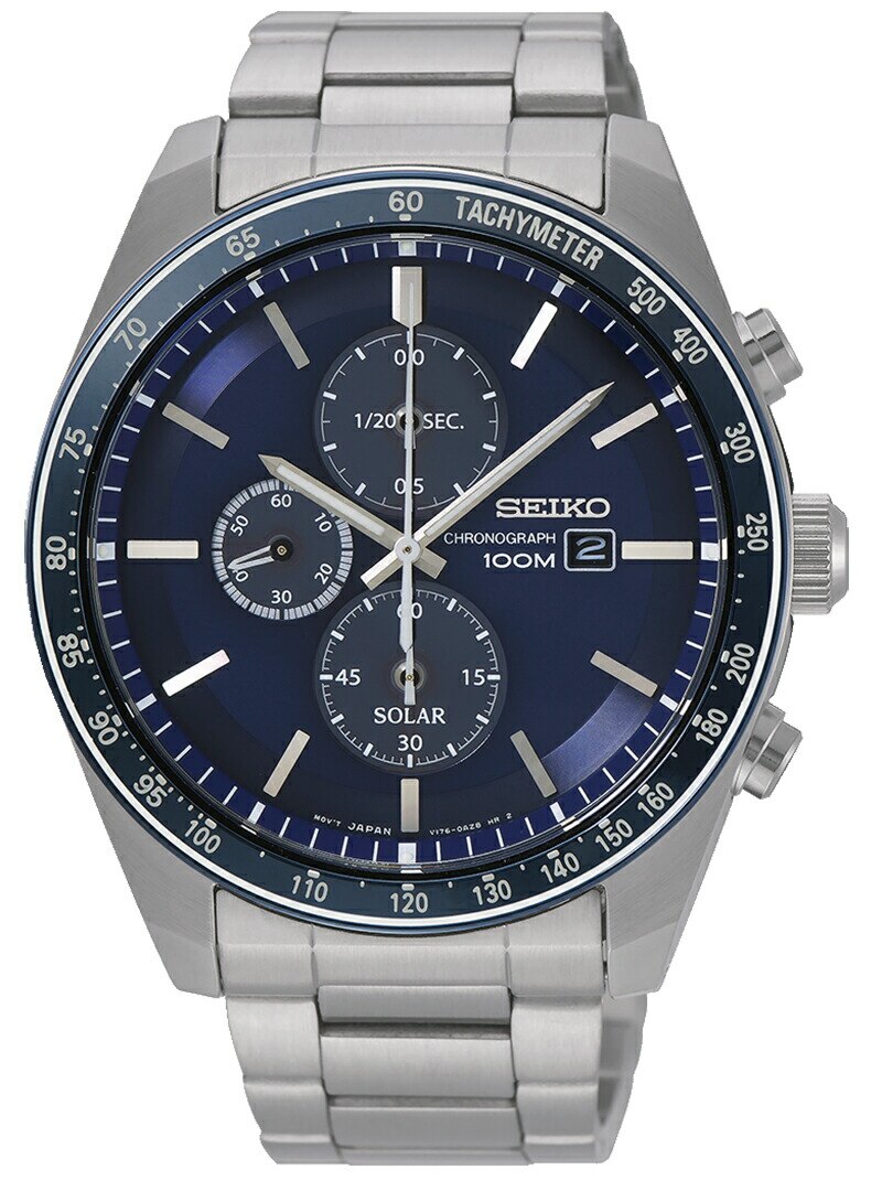 [10年保証] [製造終了 希少海外モデル] SEIKO SSC719P1 [セイコーインポート] セイコー ソーラー クオーツ クロノグラフ タキメーター 100m防水 [逆輸入モデル]