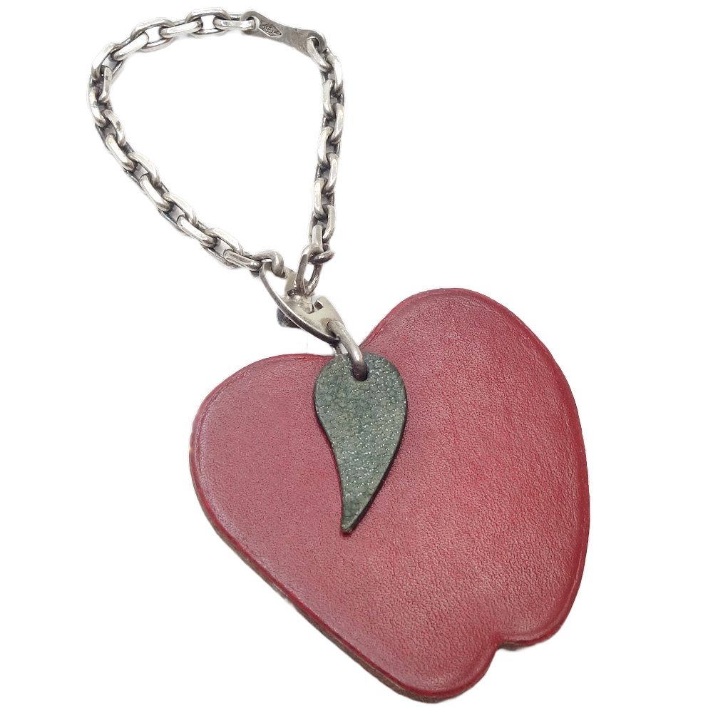 フルーツチャーム アップル キーホルダー レザー レッド/083882【中古】 11,513円