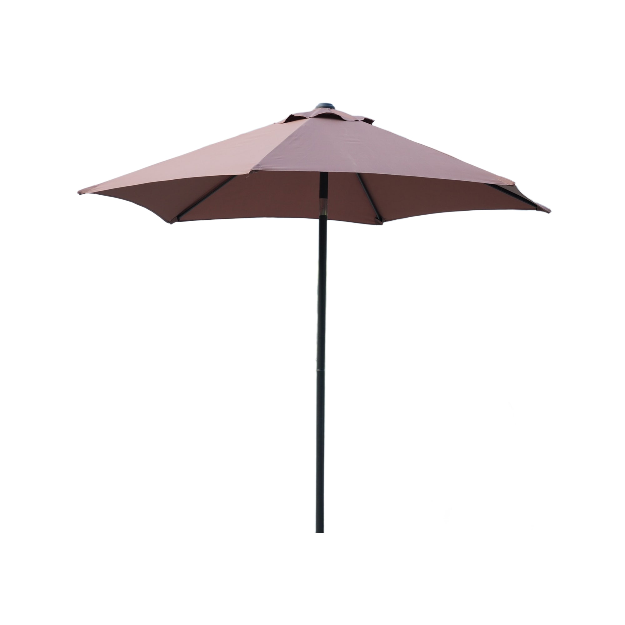 [国内発送!送料無料!]パラソル単体 直径220cm 30+UPF紫外線対策 角度調整 パラソルセット ベース パラソル ガーデンパラソル【ブラウン】 5,542円