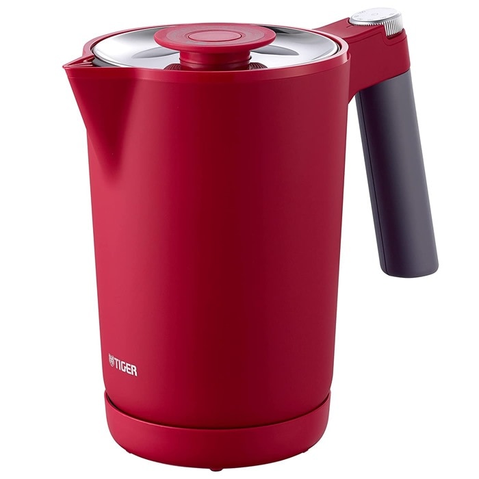 1.0L 蒸気レス電気ケトル 温度調節機能つき PTQ-A100-RR ルビーレッド