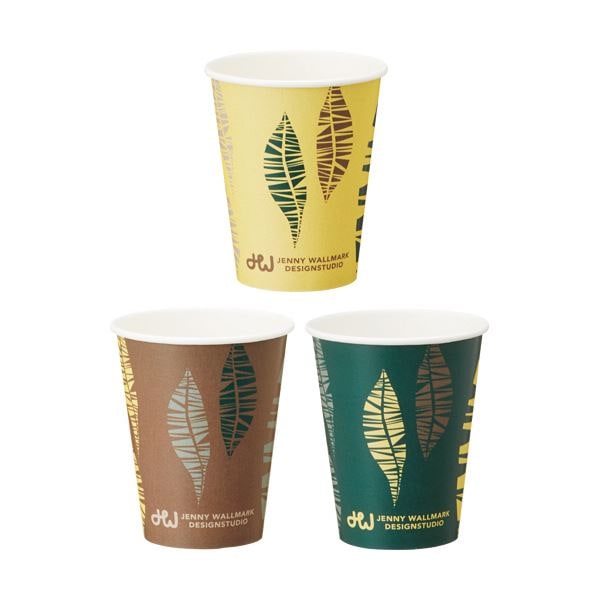 TANOSEE 厚紙タンブラーFeathers 280ml(9.5オンス)1セット(1000個:50個×20パック)