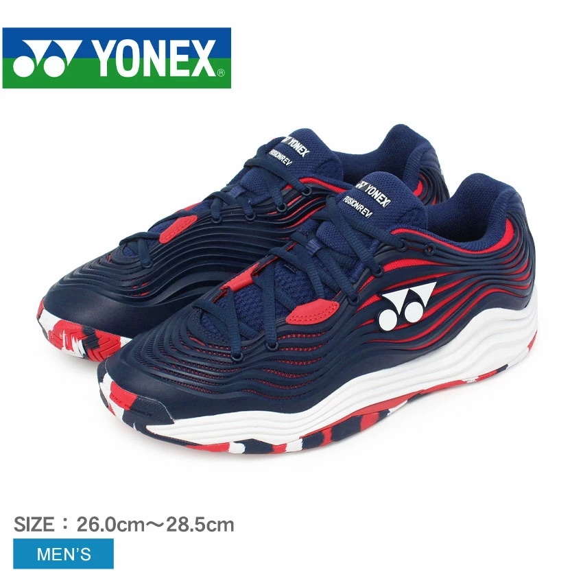 パワークッション フュージョンレブ5 メン AC SHTF5MACY 男性用 靴 シューズ スポーツ テニス スポーティ 靴 オールコート用 軽量 運動 通気性 ローカット ロゴ 9,892円