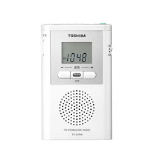 東芝　TOSHIBA　ポータブルラジオ ワイドFM対応 ホワイト　TY-SPR4