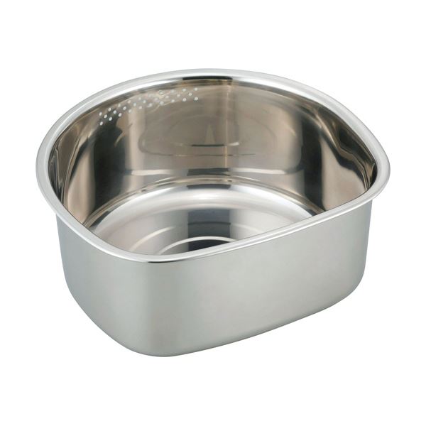 （まとめ） 和平フレイズSUIグート D型洗い桶 ゴム足付 小 SUI-6048 1個 [x3セット]