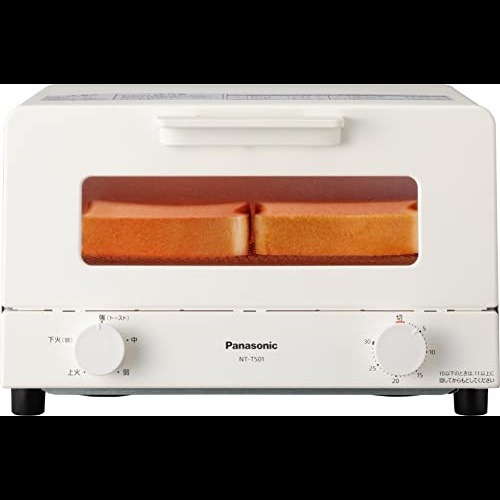 パナソニック トースター オーブントースター 4枚焼き対応 30分タイマー搭載 NT-T5 『4年保証』 品質満点 ホワイト