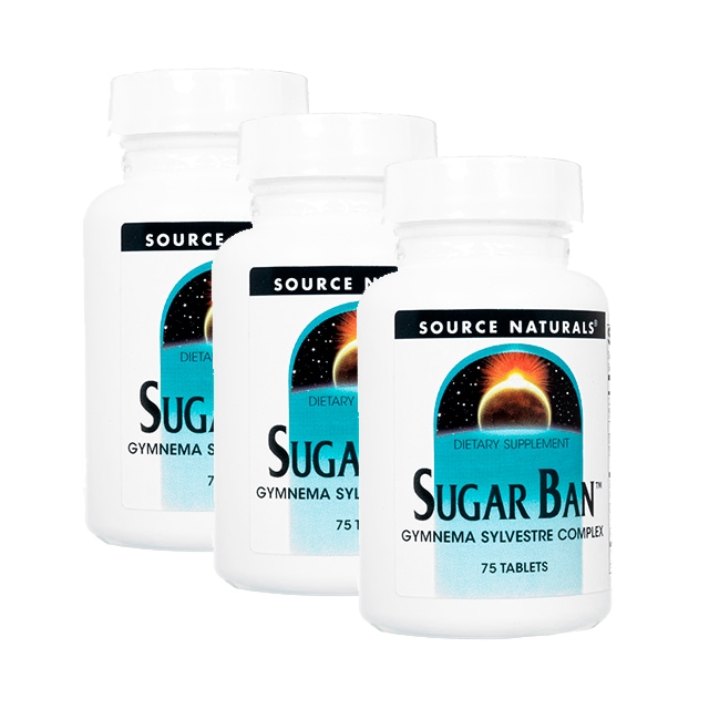 シュガーバン 75錠 3本 SourceNaturals ダイエット　Sugar Ban 75tabs　 海外発送 国際郵便書留発送