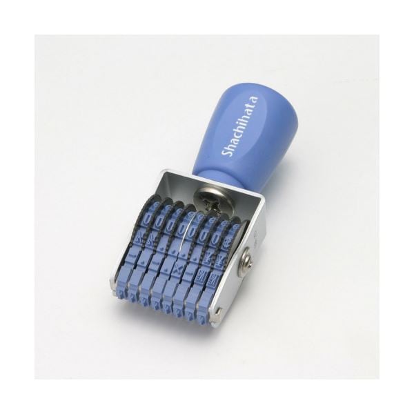 （まとめ） シヤチハタ 回転ゴム印 エルゴグリップ欧文8連 5号 明朝体 CF-85M 1個 (×5セット)