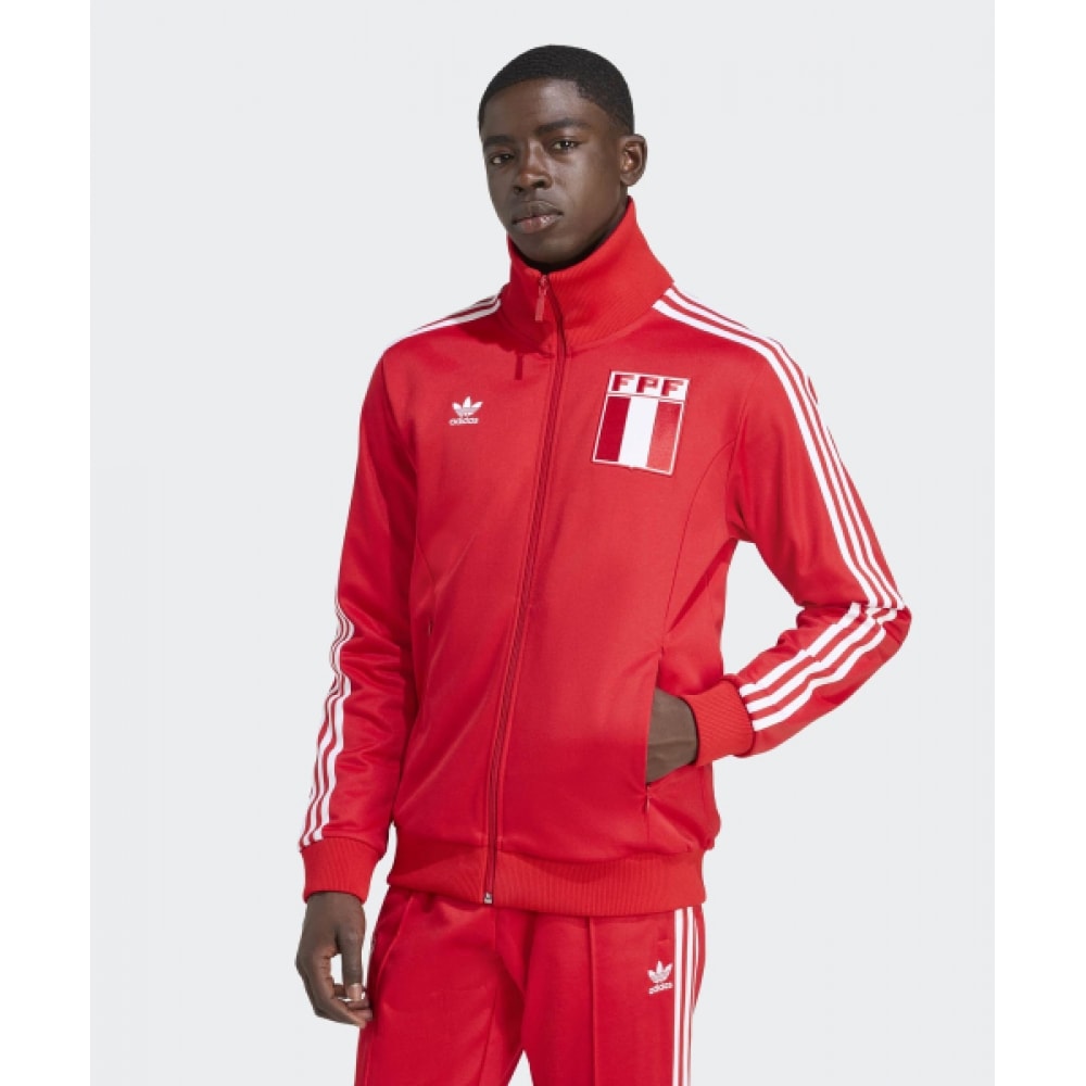 アディダスペールトラックトップ-レッド/JM7309