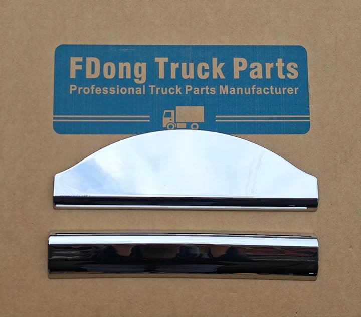 互換品 日野 レンジャープロ レンプロ フロント エンブレムレス メッキ プレート 2ピース 外装 カスタムパーツ デコトラ メッキパーツ GZ(シルバー)