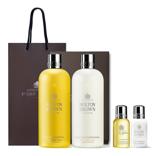 (ロッテ百貨店)(ショッピングバッグ付き) ピュリファイングヘアケアデュオセット (シャンプー300ml + コンディショナー300ml) (贈呈品なくなり次第贈呈終了)