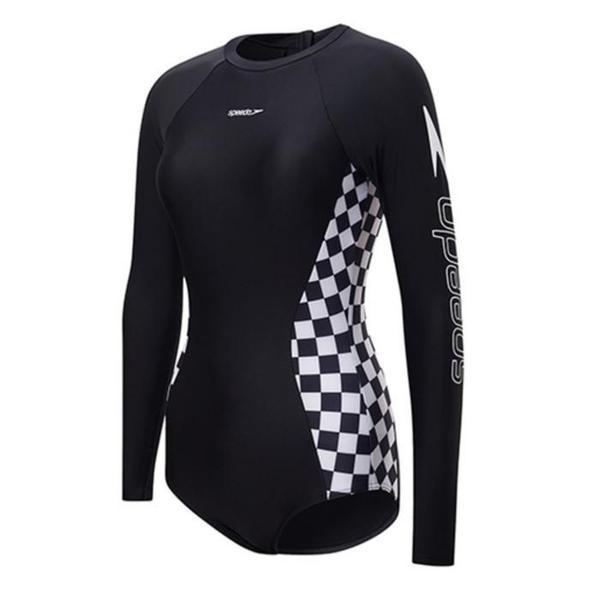 2025 女性 長袖 ワンピース水着 U113546 ワンピース水泳