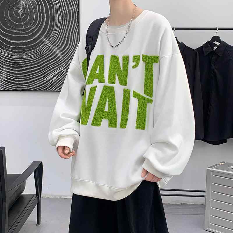 メンズ ファッション 服 男性用 オシャレ シンプル 大人 かっこいい 大きいサイズ ストリート 紳士服 セーター 春秋 ラウンドネック カジュアル 長袖 レイヤリング シャツ T スタイル プリント