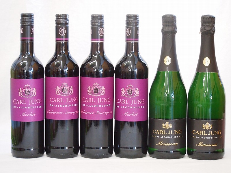 脱アルコールワイン6本セット(脱アルコールスパークリング白ワイン カールユングドライ(やや辛口) 脱