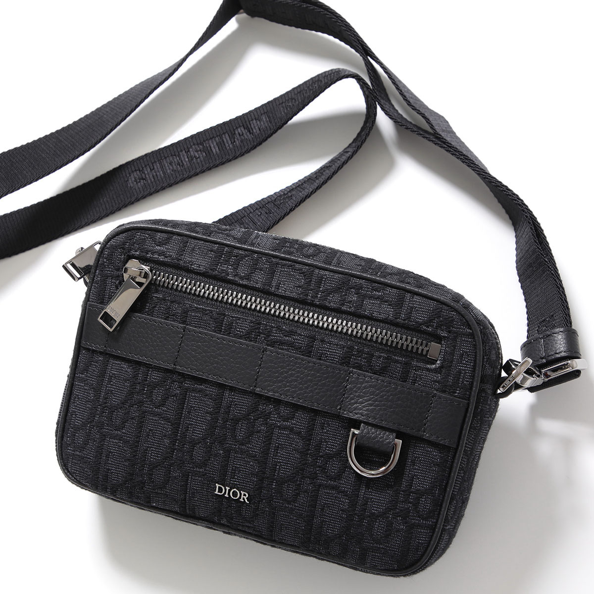 Dior ディオール ショルダーバッグ Safari サファリ 2ESWS011YKY メンズ ジャカードロゴ ポシェット クロスボディ 鞄 2ESWS011YKY_H03E