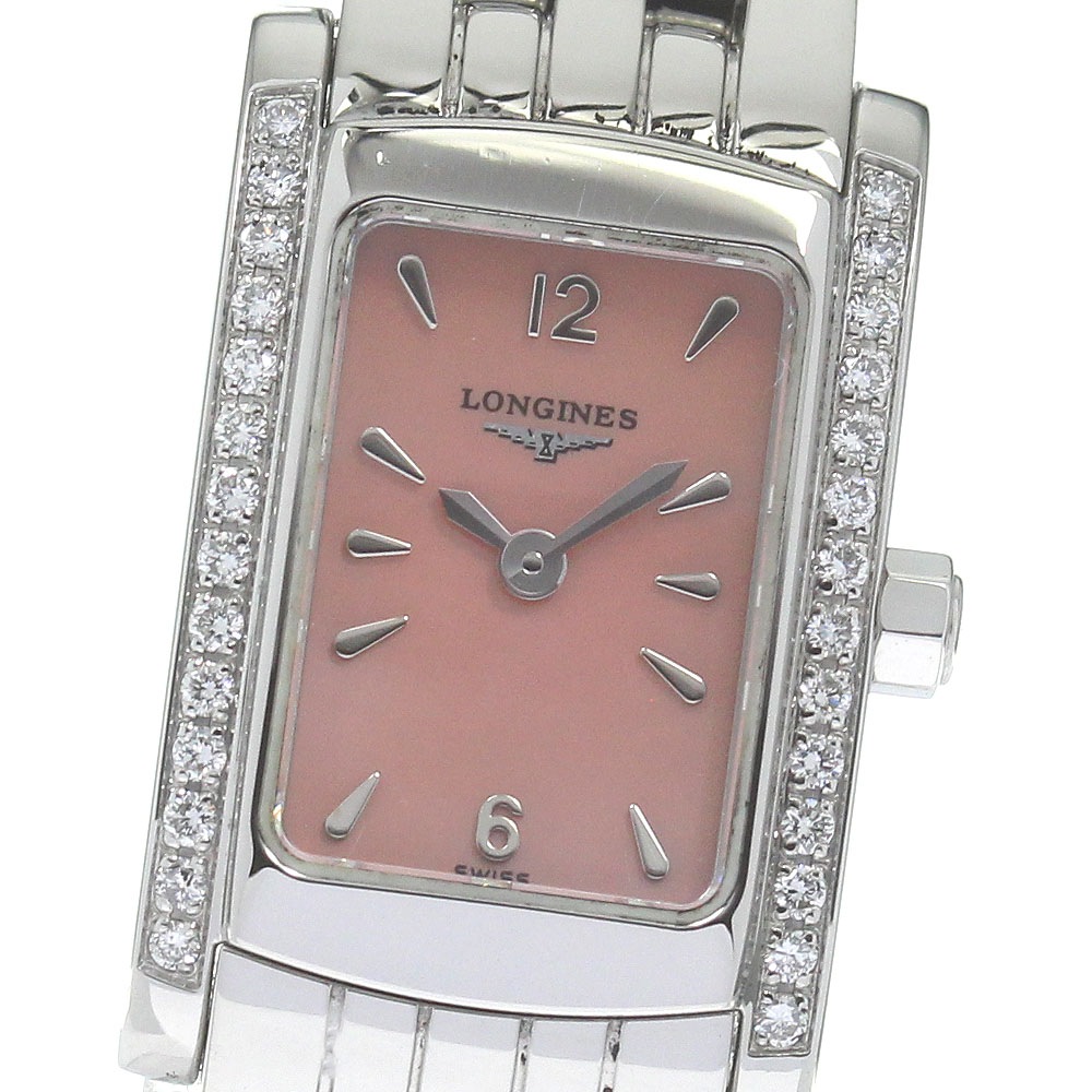 ロンジン LONGINES L5.158.0 ドルチェヴィータ サイドダイヤ クォーツ レディース 良品 _833771【中古】