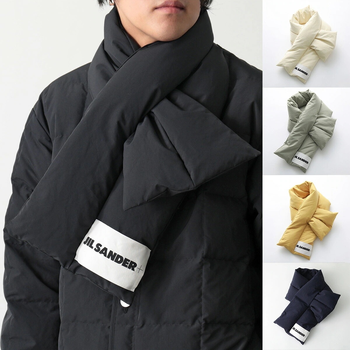JIL SANDER+ ジルサンダー プラス マフラー J47TE0001 J70008 J74276 J40TE0002 J74276 メンズ ダウン 撥水 カラー5色 J47TE0001J7427