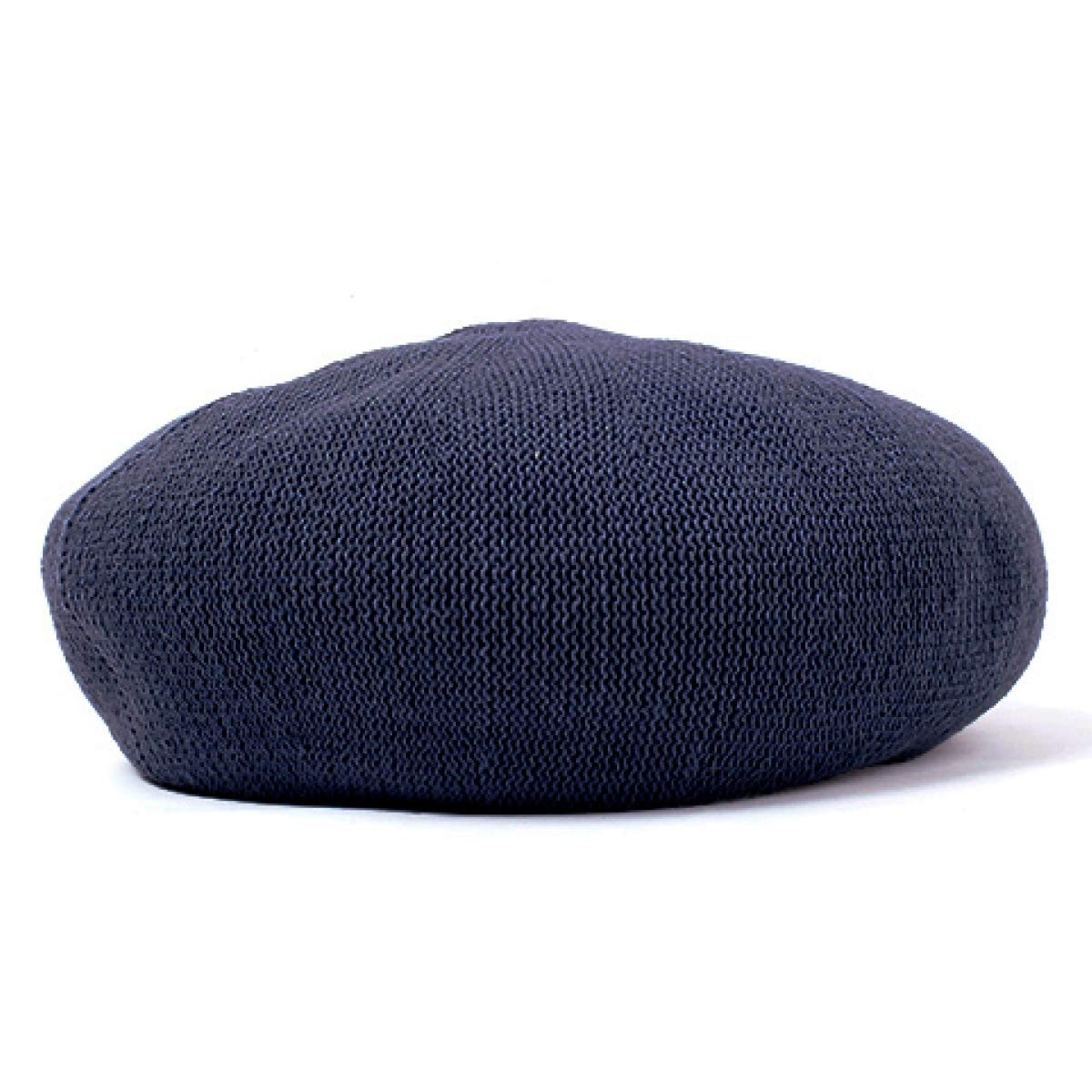 [ベーシクエンチ] 綿素材 立体ベレー Cotton Thermo Beret コットン ベレー帽 型崩れしにくい 蒸れにくい レディース メンズ フリーサイズ NAVY