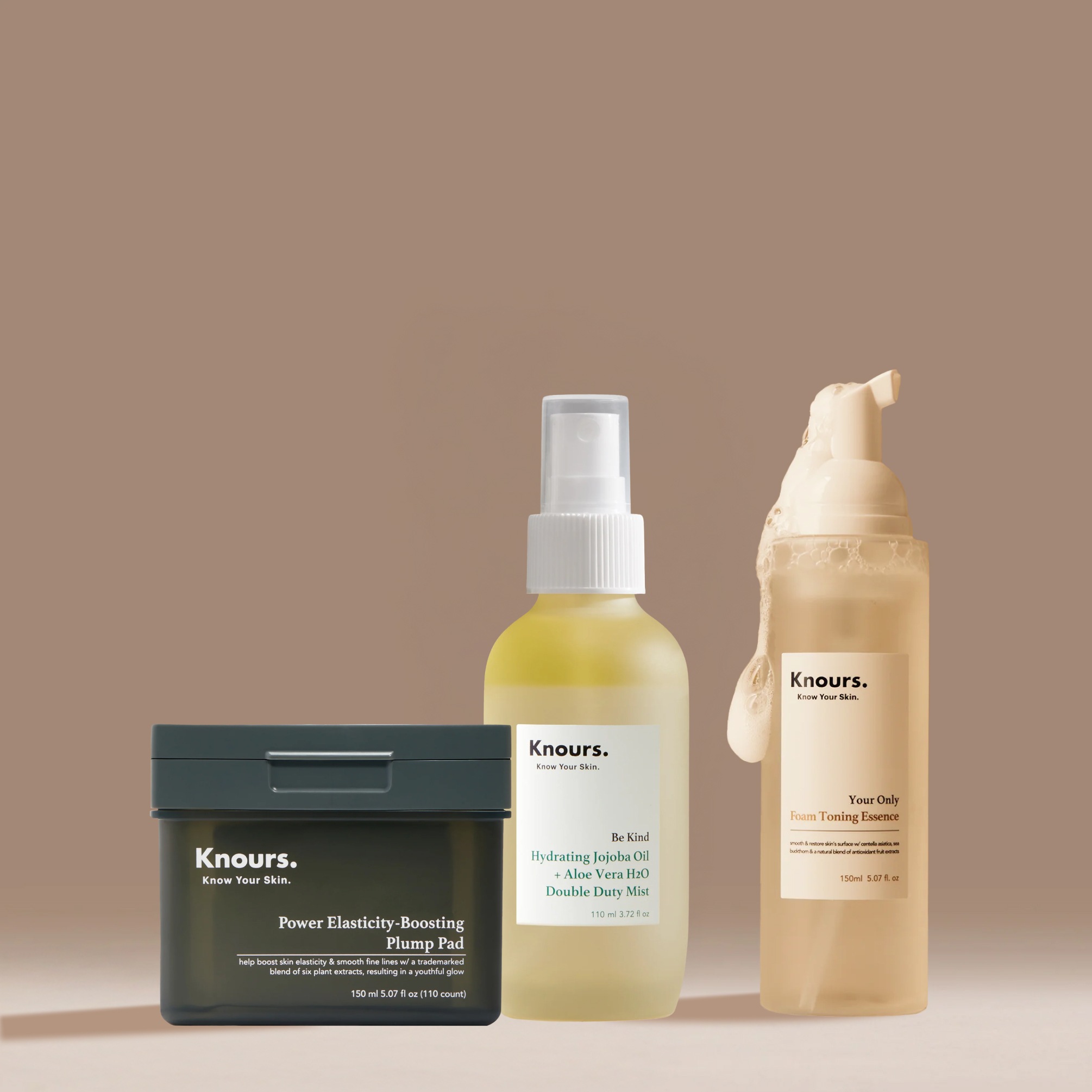 (Knours)ノルス 3点セット プランプパッド＋ダブルデューティーミスト＋フォームトーニングエッセンス 7,224円