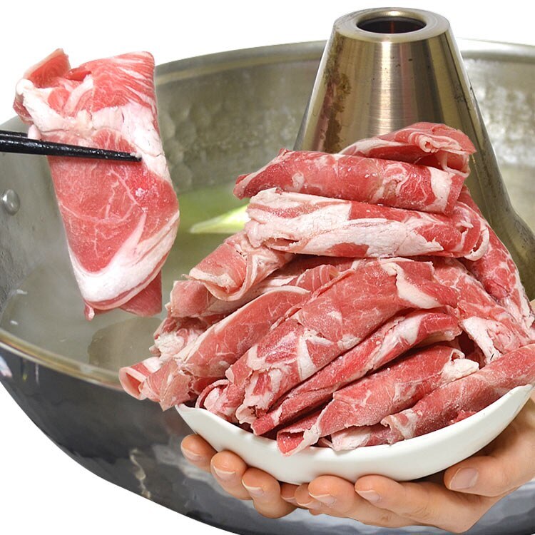 ラムしゃぶ 2kg 500g4個 極薄1.5mm らむしゃぶ しゃぶしゃぶ 火鍋 寄せ鍋