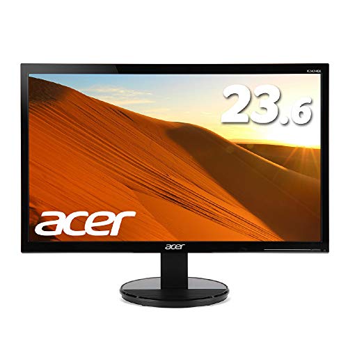 【オープニングセール】 Acer 色：ブラック エイサー フル 23.6インチ K242HQLbid ディスプレイ モニター PCモニター