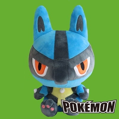 Qoo10] ポケモン ビッグポップ ルカリオ ぬいぐ