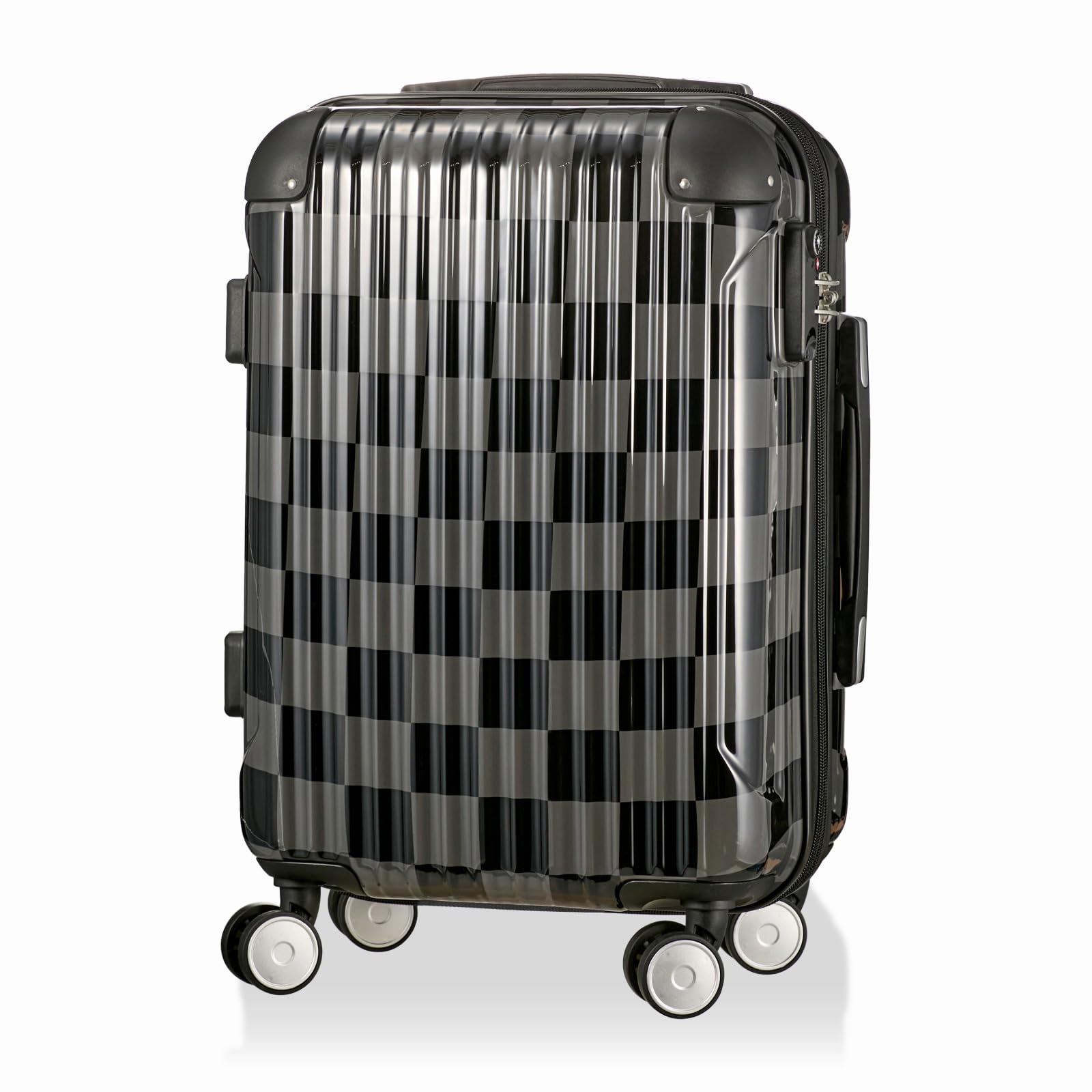 [シフレ] スーツケース ハードジッパー serio セリオ 拡張機能付 機内持込可 B5851T-S 機内持ち込み可 32L 55 cm 3.1kg チェッカーブラックグレー 8,112円