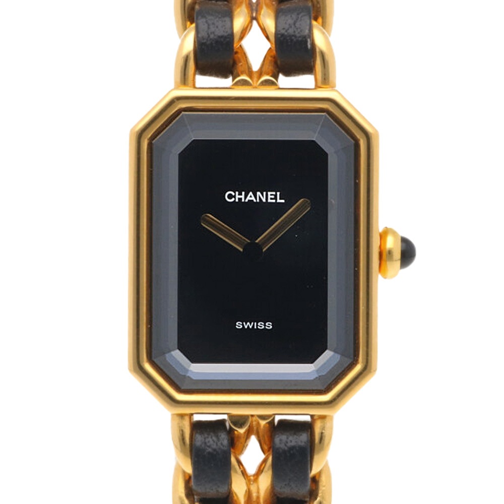 シャネル プルミエール L 腕時計 GP H0001 クオーツ 1年保証 CHANEL 中古