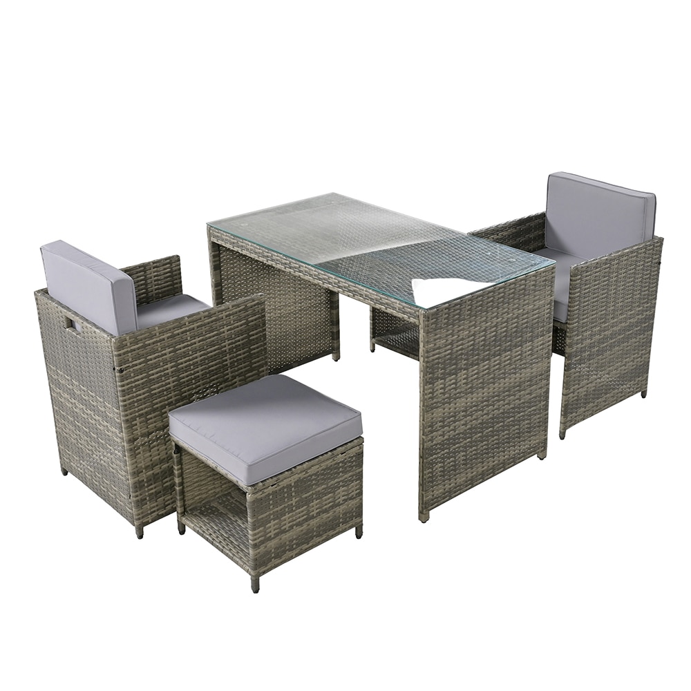 【国内即日発送】ガーデンファニチャー テーブルセット ガーデン テーブル ソファー チェアー リゾート ラタン調 組合せ自由 撥水加工 省スペース 耐久性 北欧 屋外家具 ホテル