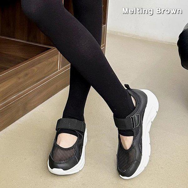 女性メリージェーンスニーカー メッシュ運動靴 RM82