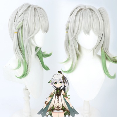 原神 Genshin Impact ナヒダ コスプレウィッグ ネット付き 人工髪