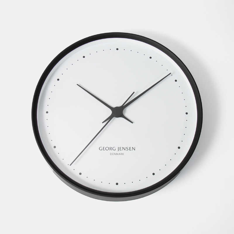 GEORGJENSEN　GEORG JENSEN ジョージ・ジェンセン 掛け時計 KOPPEL コッペル ウォールクロック 30cm ブラック　10015900
