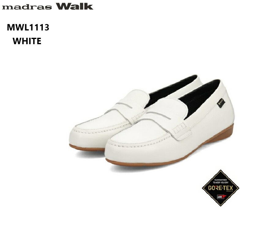 (マドラスウォーク)MWL1113 madras Walk GORE-TEX レディス レザードライビングスリッポンカジュアルシューズ トラベル ウォーキングなどさまざまなライフスタイルのシーンで雨の 18,000円