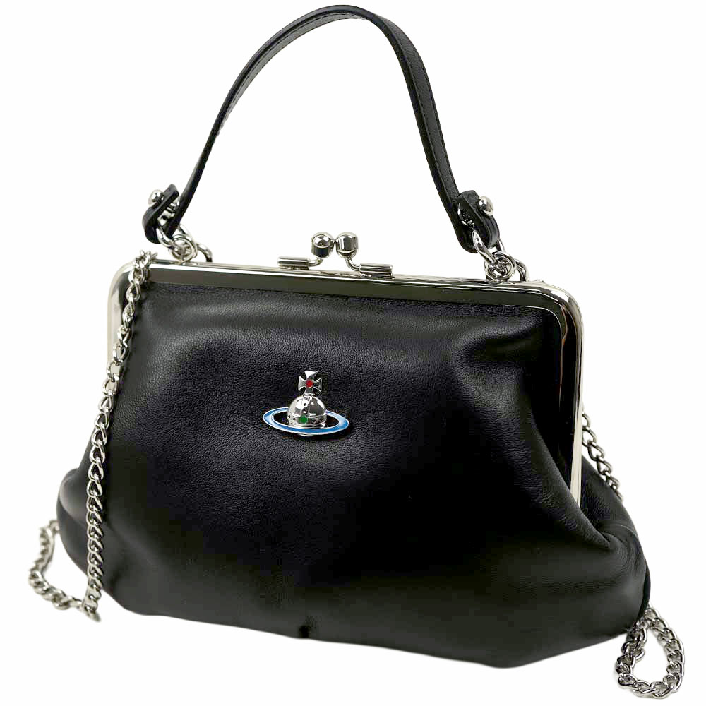 ヴィヴィアンウエストウッド ショルダーバッグ ハンドバッグ レディース ブラック Vivienne Westwood BLACK 52020003-40564-N410 52020003 40564