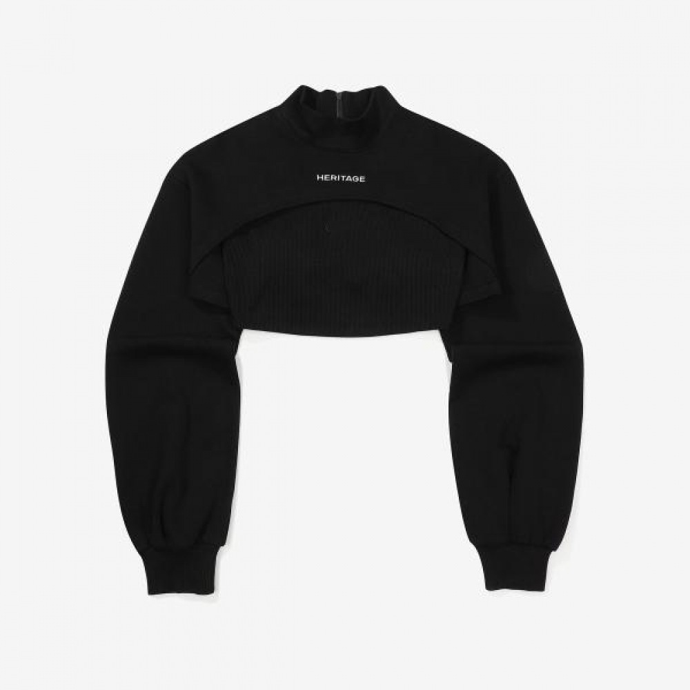 FILA ブラトップ レイヤード コットン混合 トレーナー