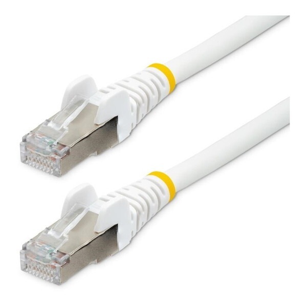 StarTech NLWH-7M-CAT6A-PATCH ホワイト カテゴリー6A LANケーブル (7m/LSZH(低煙ゼロハロゲン)/10GbE 500MHz/100W PoE++)