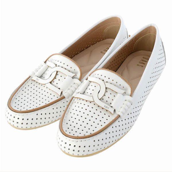 女性パンチングローファー2CM(DLS308KS30)