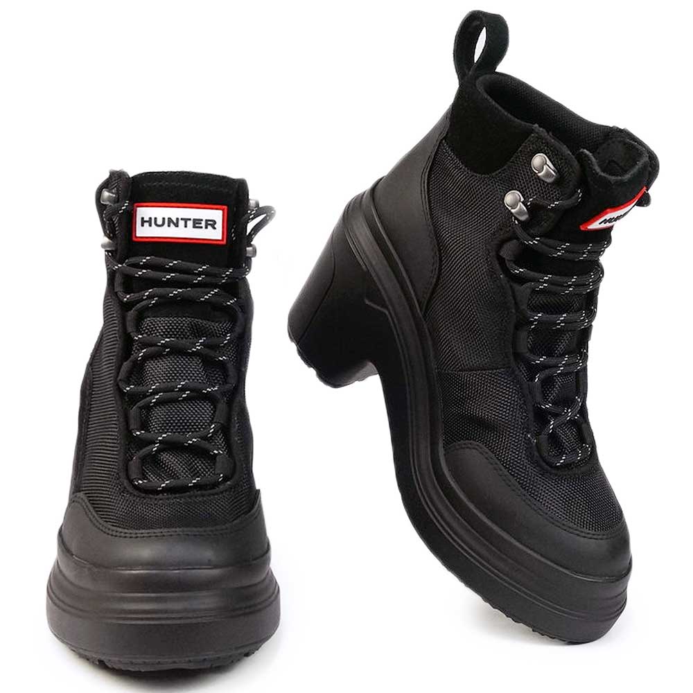 レディース 厚底 防水 ブーツ WFP1106LNR エクスプローラー アンクル レースアップ ヒールブーツ 耐水