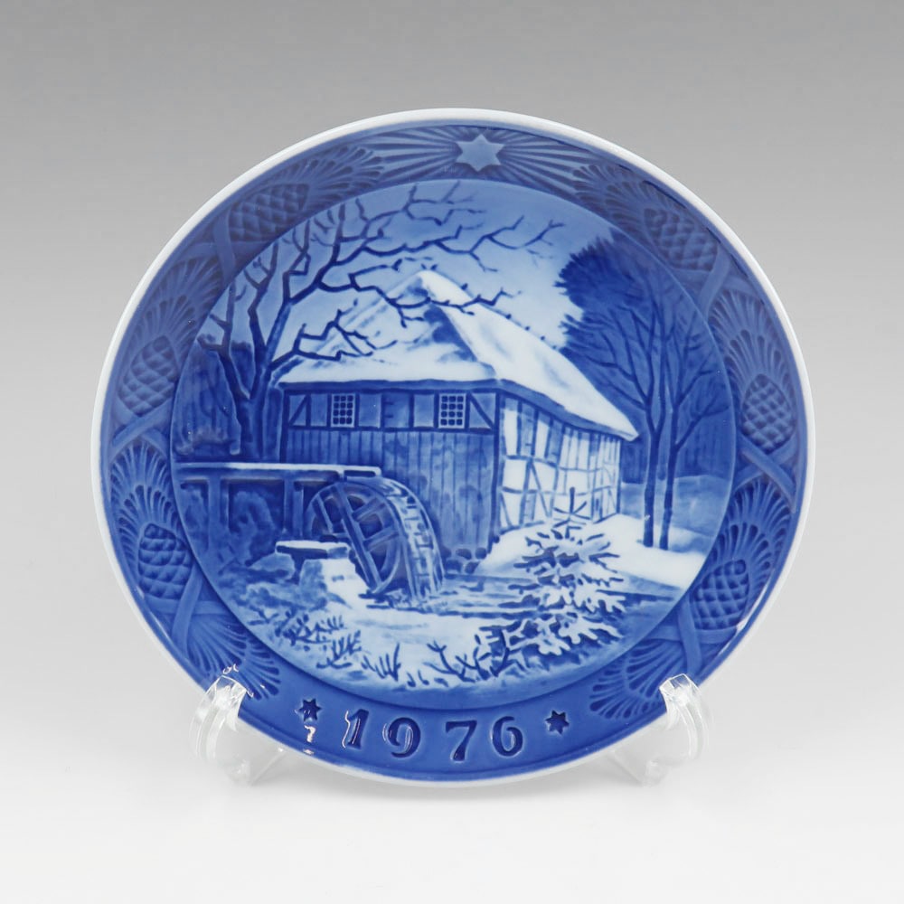 1976年イヤープレート 置物 オブジェ _ 中古品 A+ランク