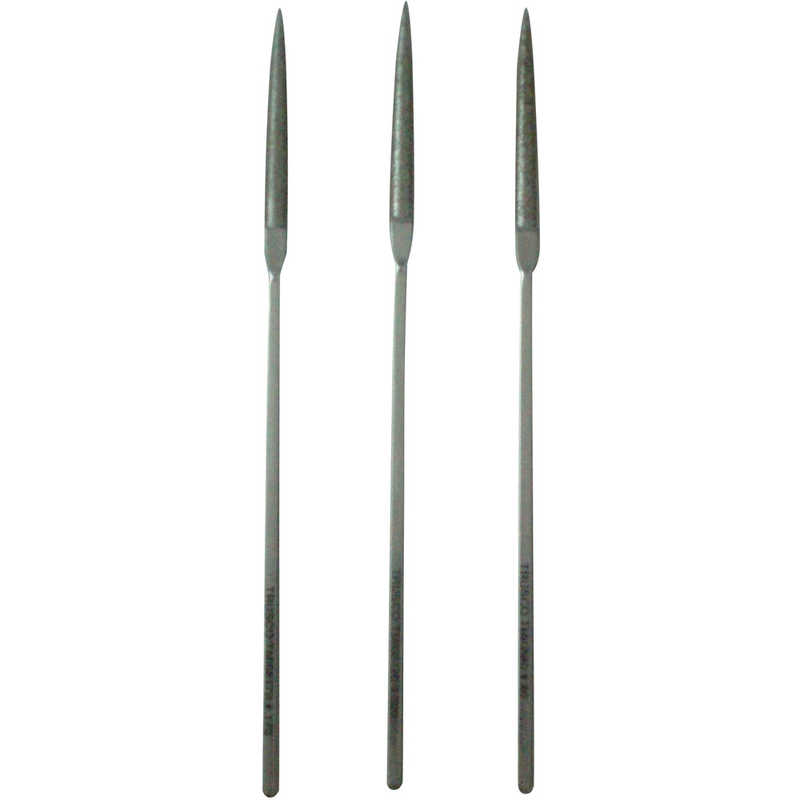 トラスコ中山　ダイヤモンドミニヤスリ 半丸 3本組セット　TMIS5