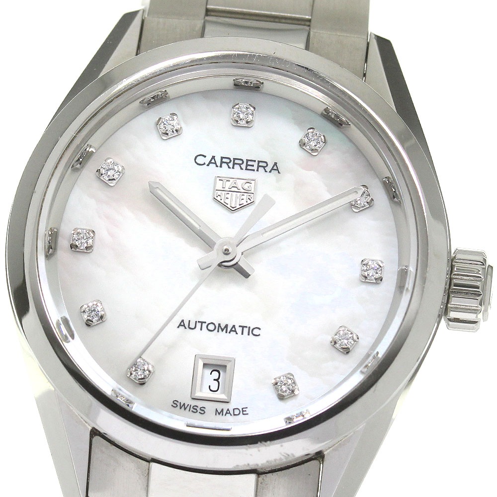 タグホイヤー TAG HEUER WBN2412 カレラ キャリバー9 11P 自動巻き レディース _846038【中古】